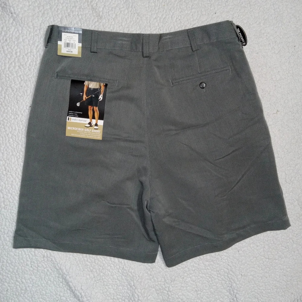 Croft & Barrow NWT Microfiber Golf Shorts size 36 - Picture 7 of 8